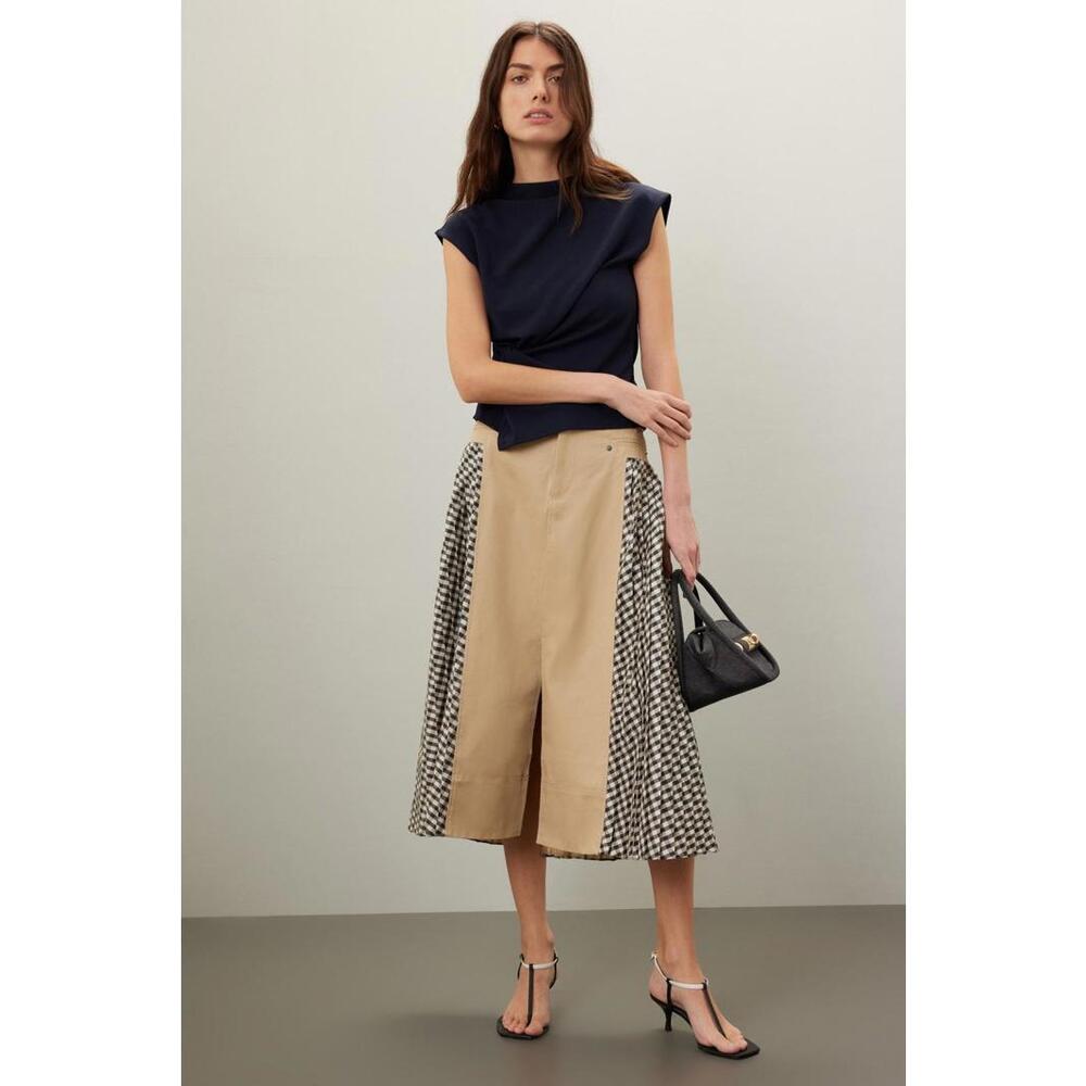 Tanya Taylor Multicolor Cotton Decland Skirt Size 8